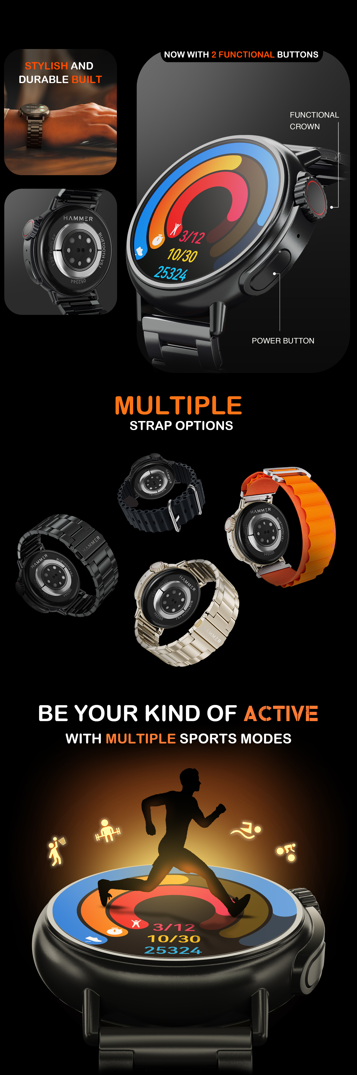 Hammer Active 3.0 teaser microsite section